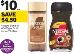 Woolworths Nescafé blend 43 or gold coffee offer