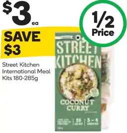 Woolworths Street kitchen international meal kits offer