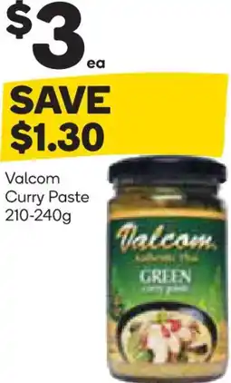 Woolworths Valcom curry paste offer