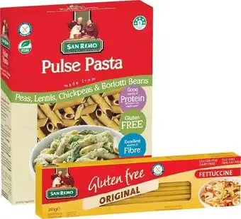 Woolworths San Remo Gluten Free or Pulse Pasta 250-350g offer
