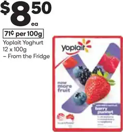 Woolworths Yoplait yoghurt offer