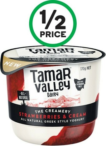 Woolworths Tamar Valley Creamery Yoghurt Pot 170g offer