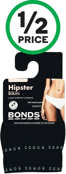Woolworths Bonds Ladies Hipster Bikini Pk 2 offer