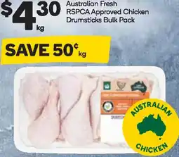 Woolworths Rspca approved chicken drumsticks offer