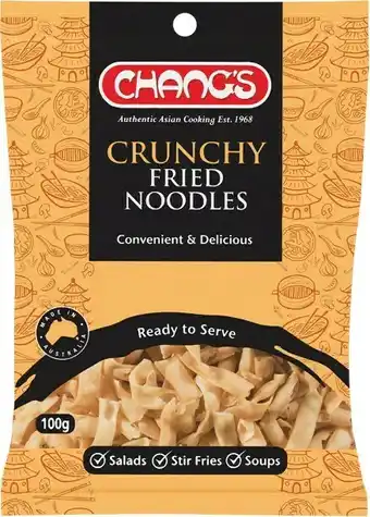 Woolworths Chang’s Noodles Crunchy 100g offer