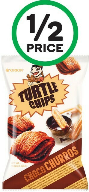 Woolworths Orion Turtle Chips 160g offer