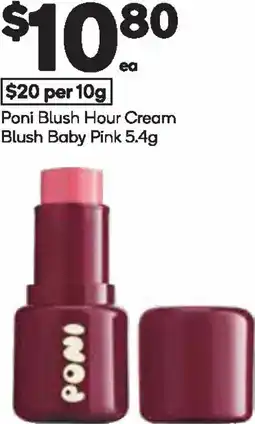 Woolworths Poni blush hour cream blush baby pink offer