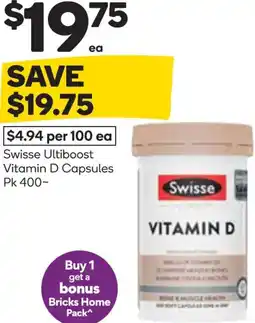 Woolworths Swisse ultiboost vitamin d offer