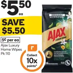 Woolworths Ajax luxury home wipes offer