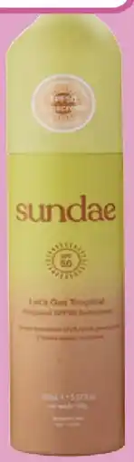 Priceline Sundae let's get tropical whipped spf50 sunscreen offer
