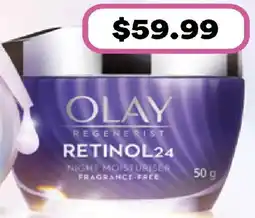 Priceline Olay regenerist retinol24 face cream moisturiser offer