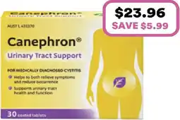 Priceline Canephron urinary tract support offer