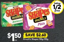 Drakes Arnott's shapes offer
