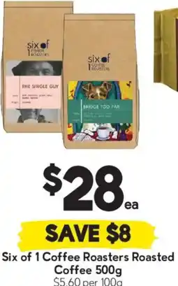 Drakes Six of 1 coffee roasters roasted coffee offer