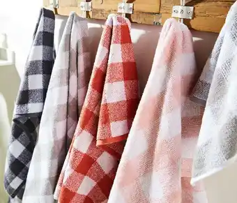 Spotlight Koo Elite Gingham Towel Range offer