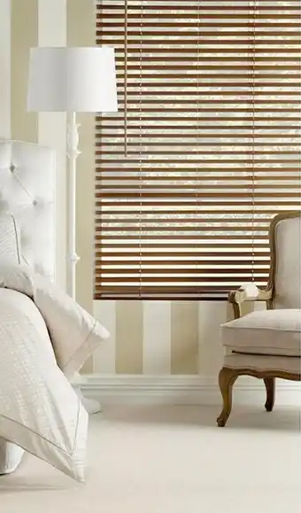Spotlight 50% off Ready-To-Hang 45mm Golden Oak Timber Venetians offer