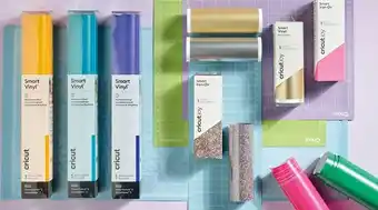 Spotlight 20% off Cricut Vinyl, Infusible Ink & Mats offer