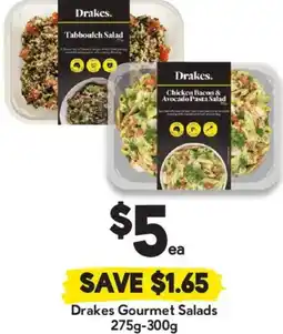 Drakes Drakes gourmet salads offer