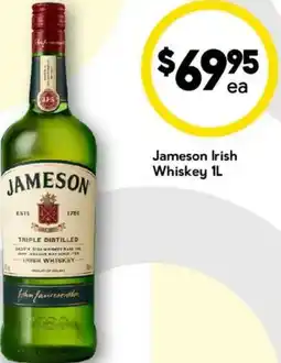 Drakes Jameson irish whiskey offer