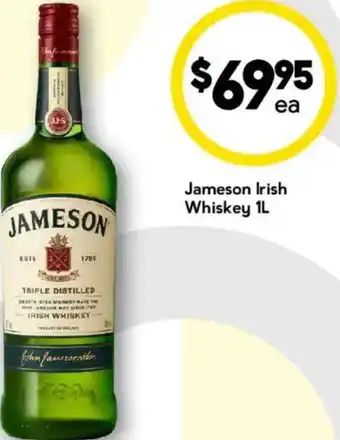 Jameson irish whiskey