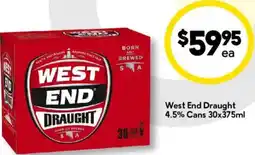 Drakes West end draught 4.5% cans offer