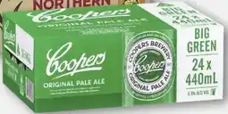 Drakes Coopers pale ale 4.5% bottles or cans offer