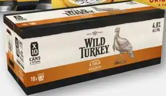 Drakes Wild turkey 4.8% cans offer
