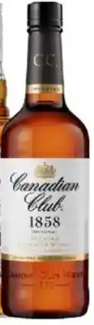 Drakes Canadian club original whisky offer