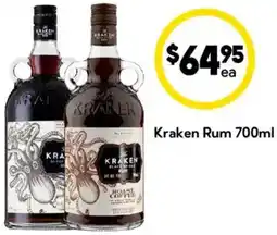 Drakes Kraken rum offer