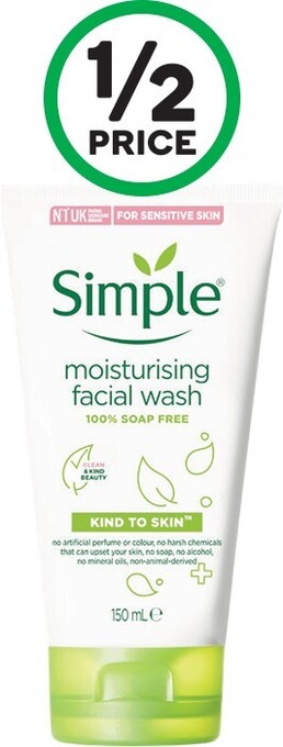 Simple Kind to Skin Moisturising Facial Wash 150ml