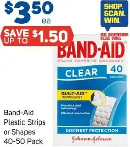 Foodland Band-aid plastic strips or shapes offer