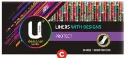 Foodland U by kotex designer liners offer