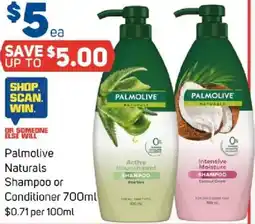 Foodland Palmolive naturals shampoo or conditioner offer