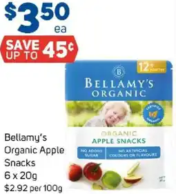 Foodland Bellamy's organic apple snack offer