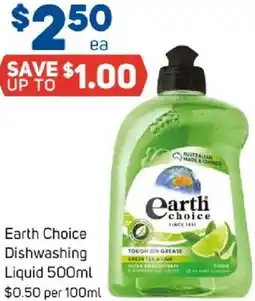 Foodland Earth choice dishwashing liquid offer