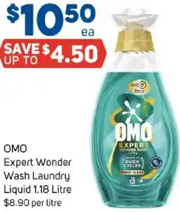 Foodland Omo expert wonder wash laundry liquid offer