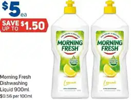 Foodland Morning fresh dishwashing liquid offer