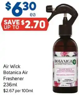Foodland Air wick botanica air freshener offer
