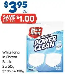 Foodland White king in cistern block offer