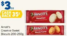Foodland Arnott's cream or sweet biscuits offer