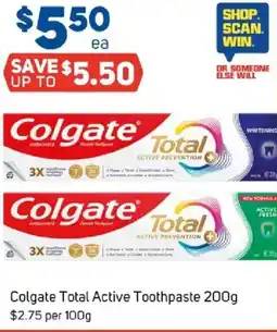 Foodland Colgate total active toothpaste offer