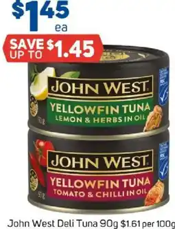 Foodland John west deli tuna offer