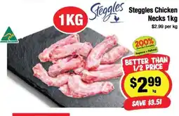 CORNETTS Steggles chicken necks offer