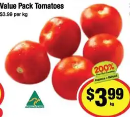 CORNETTS Value pack tomatoes offer