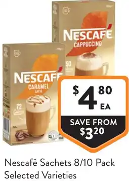 Foodworks Nescafé sachets offer