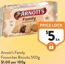 Foodworks Arnott's family favourites biscuits offer