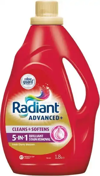 Woolworths NEW Radiant Advanced Laundry Liquid 1.8 Litre or 1.8 kg offer