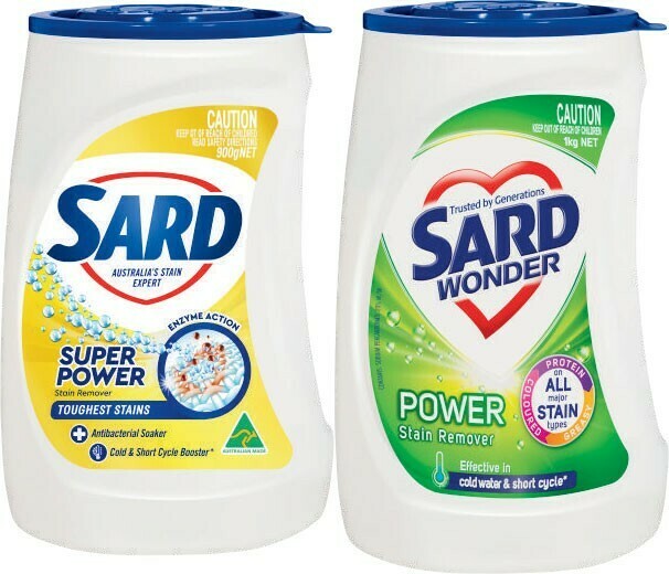 Sard Stain Remover Powder 900g1kg offer at Coles