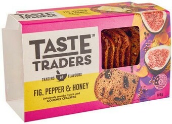 Coles Taste Traders Gourmet Crackers 100g offer