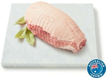Coles Coles Australian Pork Shoulder Roast Boneless offer